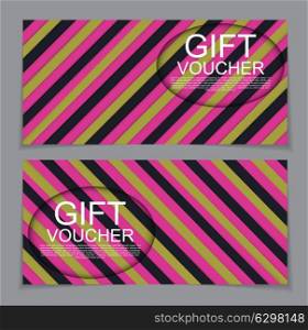 Gift Voucher Template with abstract background. Vector Illustration. EPS10. Gift Voucher Template with abstract background. Vector Illustrat