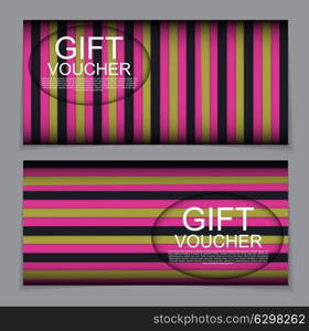 Gift Voucher Template with abstract background. Vector Illustration. EPS10. Gift Voucher Template with abstract background. Vector Illustrat