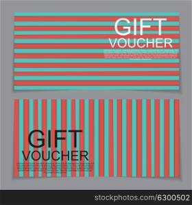 Gift Voucher Template with abstract background. Vector Illustration. EPS10. Gift Voucher Template with abstract background. Vector Illustrat