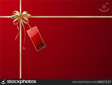 Gift wrapping vector image