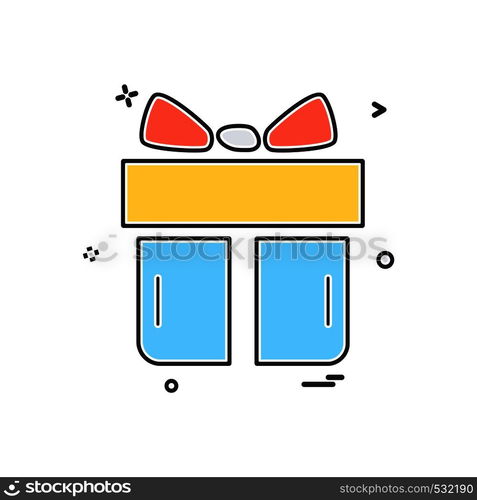 Giftbox icon design vector