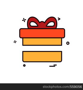 Giftbox icon design vector