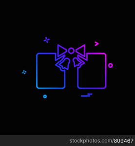 Giftbox icon design vector