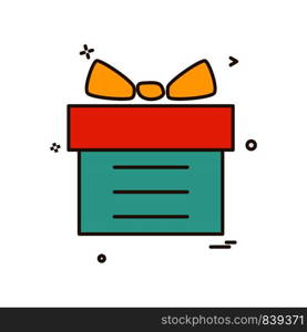 Giftbox icon design vector