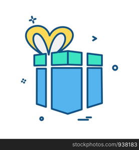 Giftbox icon design vector