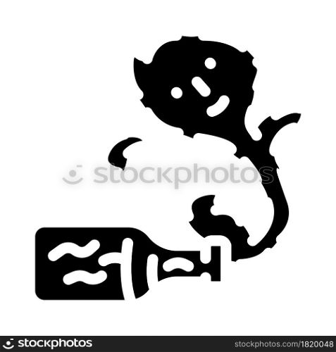 gin fantasy character glyph icon vector. gin fantasy character sign. isolated contour symbol black illustration. gin fantasy character glyph icon vector illustration