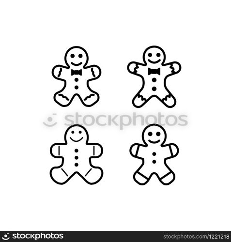 Ginger bread icon design trendy