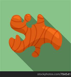 Ginger icon. Flat illustration of ginger vector icon for web design. Ginger icon, flat style
