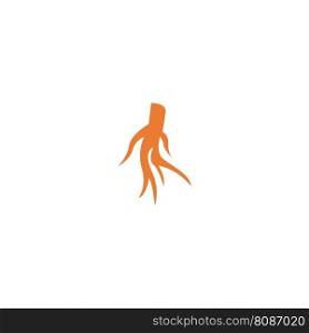 ginseng icon vector illustration template design