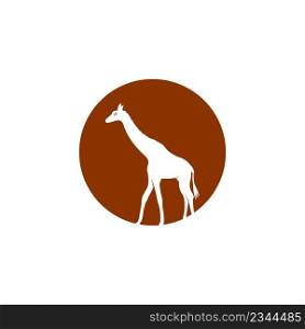 Giraffe icon vector illustration design template.