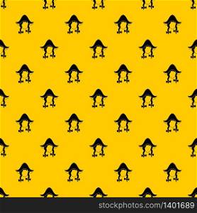 Girl dutch pattern seamless vector repeat geometric yellow for any design. Girl dutch pattern vector