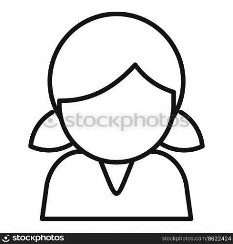Girl generation icon outline vector. Adult life. Stage people. Girl generation icon outline vector. Adult life