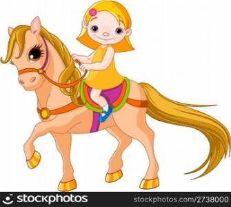 Girl on horse