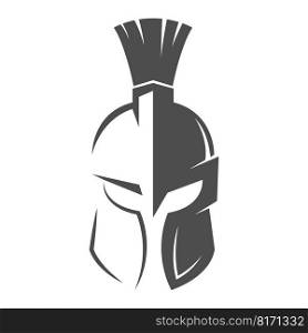 Gladiator logo icon design illustration