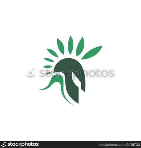 Gladiator,Spartan icon logo design vector template