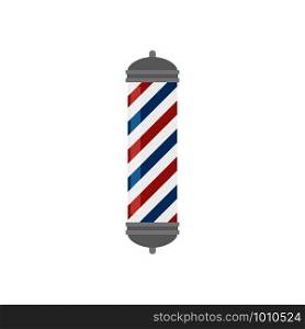 glass barber shop pole, old barbers rail, flat. glass barber shop pole, old barbers rail