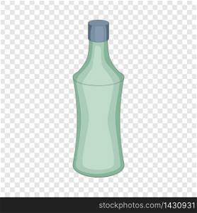 Glass bottle icon. Cartoon illustration of glass bottle vector icon for web design. Glass bottle icon, cartoon style