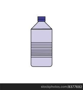 glass bottle icon logo vector design