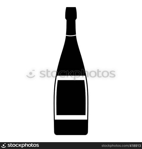 Glass bottle icon. Simple illustration of glass bottle vector icon for web. Glass bottle icon, simple style