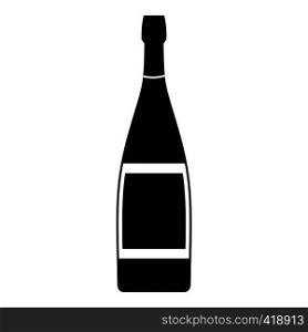 Glass bottle icon. Simple illustration of glass bottle vector icon for web. Glass bottle icon, simple style