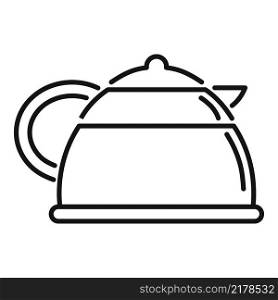 Glass coffee pot icon outline vector. Espresso cup. Morning food. Glass coffee pot icon outline vector. Espresso cup