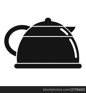 Glass coffee pot icon simple vector. Espresso cup. Morning food. Glass coffee pot icon simple vector. Espresso cup