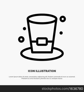 Glass, Drink, Wine, Beer Line Icon Vector