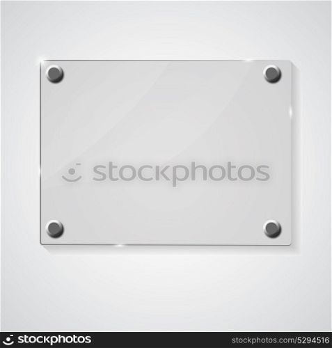 Glass frame on abstract background. Vector illustration. EPS10. Glass frame on abstract background. Vector illustration.