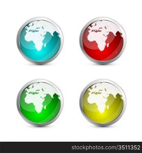Glass globe icon