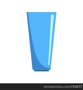 Glass icon. Flat illustration of glass vector icon for web. Glass icon, flat style