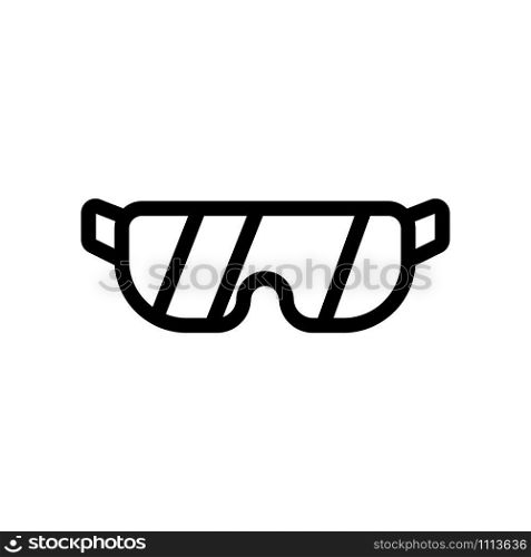Glass icon vector glasses. Thin line sign. Isolated contour symbol illustration. Glass icon vector glasses. Isolated contour symbol illustration