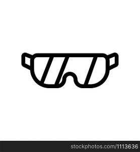 Glass icon vector glasses. Thin line sign. Isolated contour symbol illustration. Glass icon vector glasses. Isolated contour symbol illustration