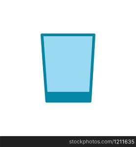 glass icon, water glass icon in trendy flat style