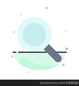 Glass, Look, Magnifying, Search Abstract Flat Color Icon Template