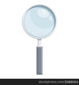 Glass magnifier icon cartoon vector. Search zoom. Magnify lens. Glass magnifier icon cartoon vector. Search zoom