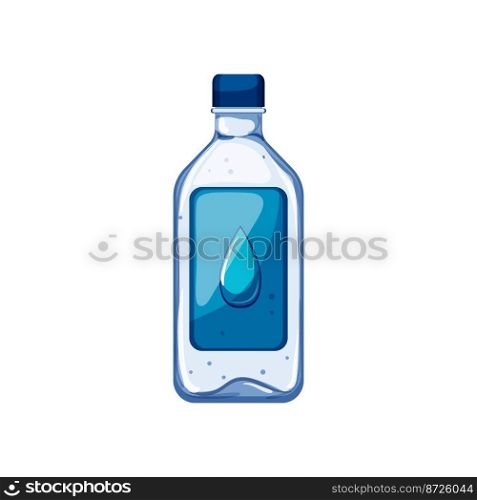 glass mineral water bottle cartoon. glass mineral water bottle sign. isolated symbol vector illustration. glass mineral water bottle cartoon vector illustration