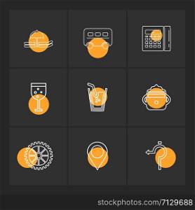 glass , navigation , calculator , multimedia , camera , user interface , technology , summer , drink , food , board , drinks , tv , bottle , telephone , internet , zoom in , zoom out , icon, vector, design, flat, collection, style, creative, icons