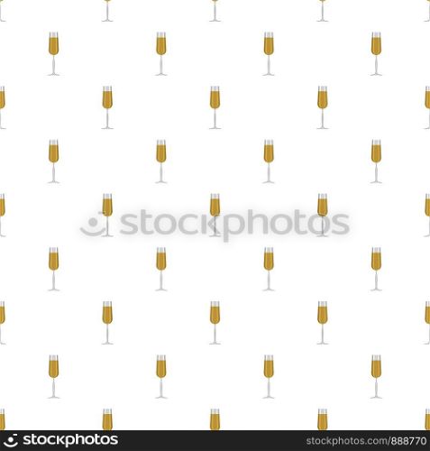 Glass of champagne pattern seamless vector repeat for any web design. Glass of champagne pattern seamless vector