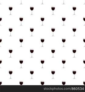 Glass of red wine pattern seamless vector repeat for any web design. Glass of red wine pattern seamless vector