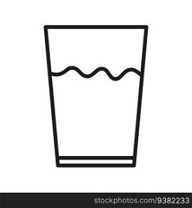 glass of water icon. Vector illustration. EPS 10. stock image.. glass of water icon. Vector illustration. EPS 10.