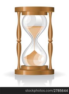 Glass sand clock