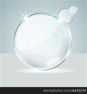 Glass Speech Bubbles