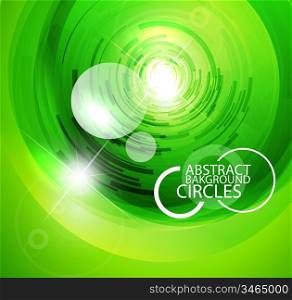 Glass techno circles