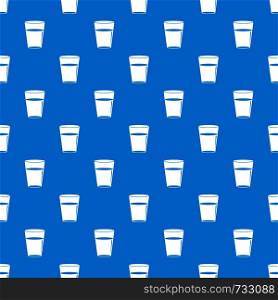 Glass water pattern repeat seamless in blue color for any design. Vector geometric illustration. Glass water pattern seamless blue
