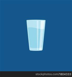 glass water vector illustration design template web