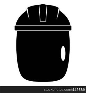 Glass welding mask icon in simple style isolated vector illustration. Glass welding mask icon simple