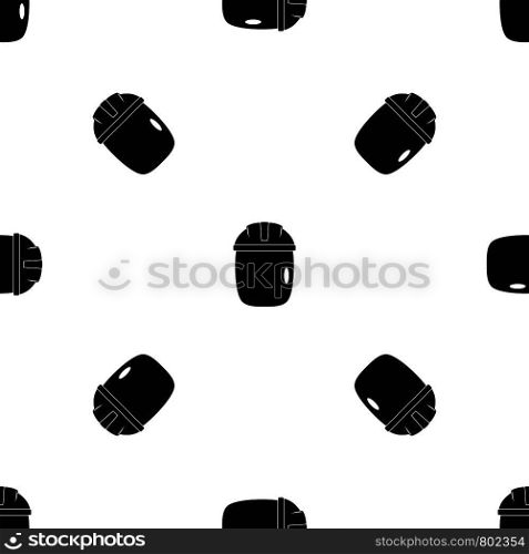 Glass welding mask pattern repeat seamless in black color for any design. Vector geometric illustration. Glass welding mask pattern seamless black