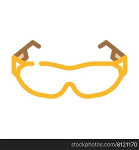 glasses accessory color icon vector. glasses accessory sign. isolated symbol illustration. glasses accessory color icon vector illustration