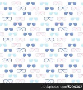 Glasses and Sunglasses Seamless Pattern Vector Illustration EPS10. Glasses and Sunglasses Seamless Pattern Vector Illustration