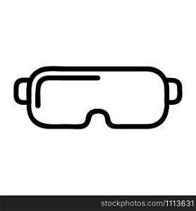 glasses are a night vector icon. Thin line sign. Isolated contour symbol illustration. glasses are a night vector icon. Isolated contour symbol illustration